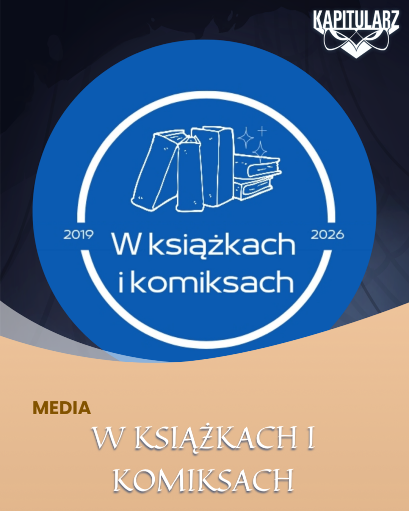 patron medialny w książkach i komiksach