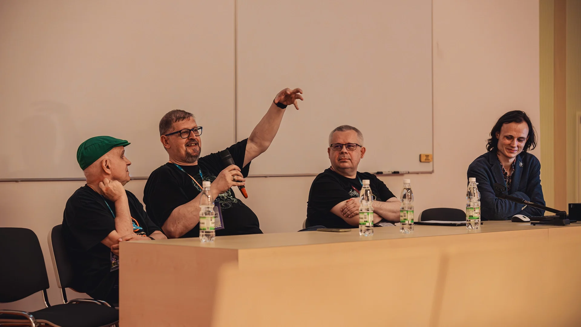 Panel gości Łódzkiego Festiwalu Fantastyki 2025