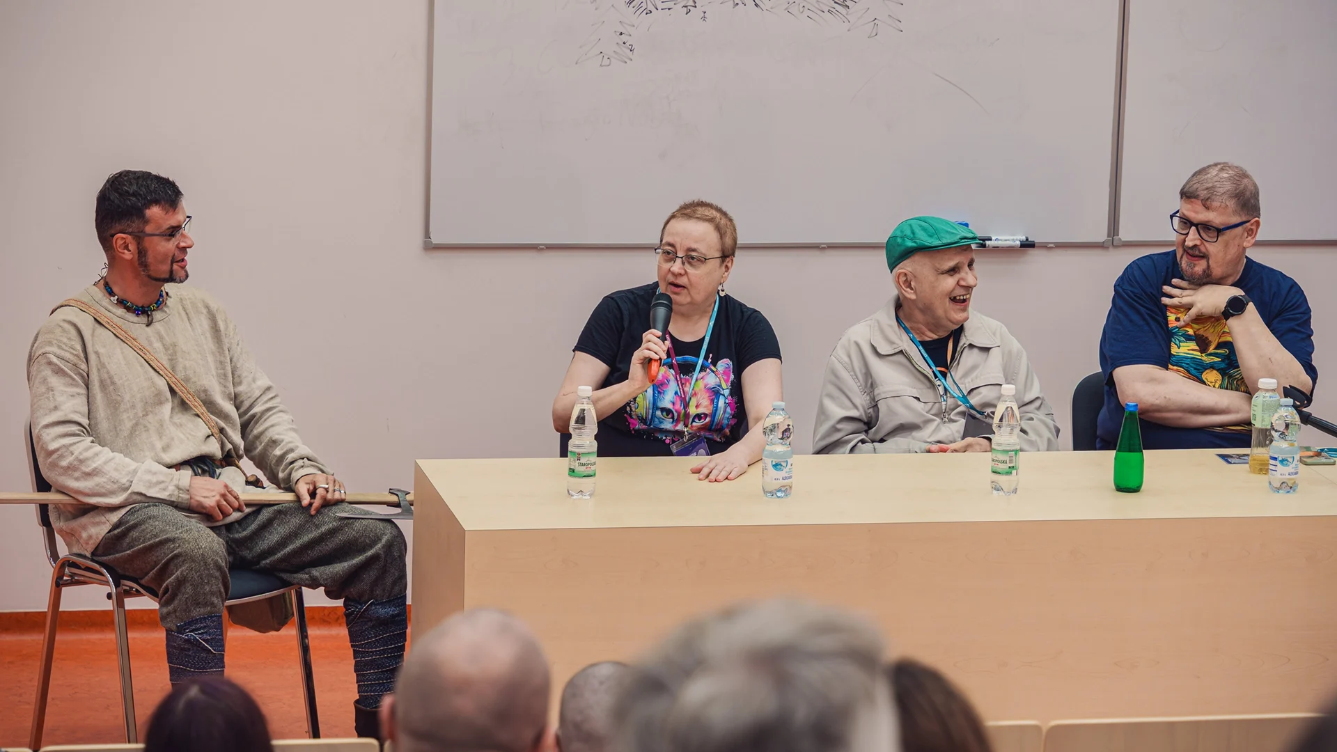 Panel gości Łódzkiego Festiwalu Fantastyki 2025