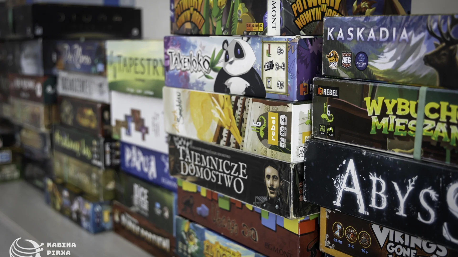 Wybrane gry planszowe do wypożyczenia podczas Łódzkiego Festiwalu Fantastyki Kapitularz